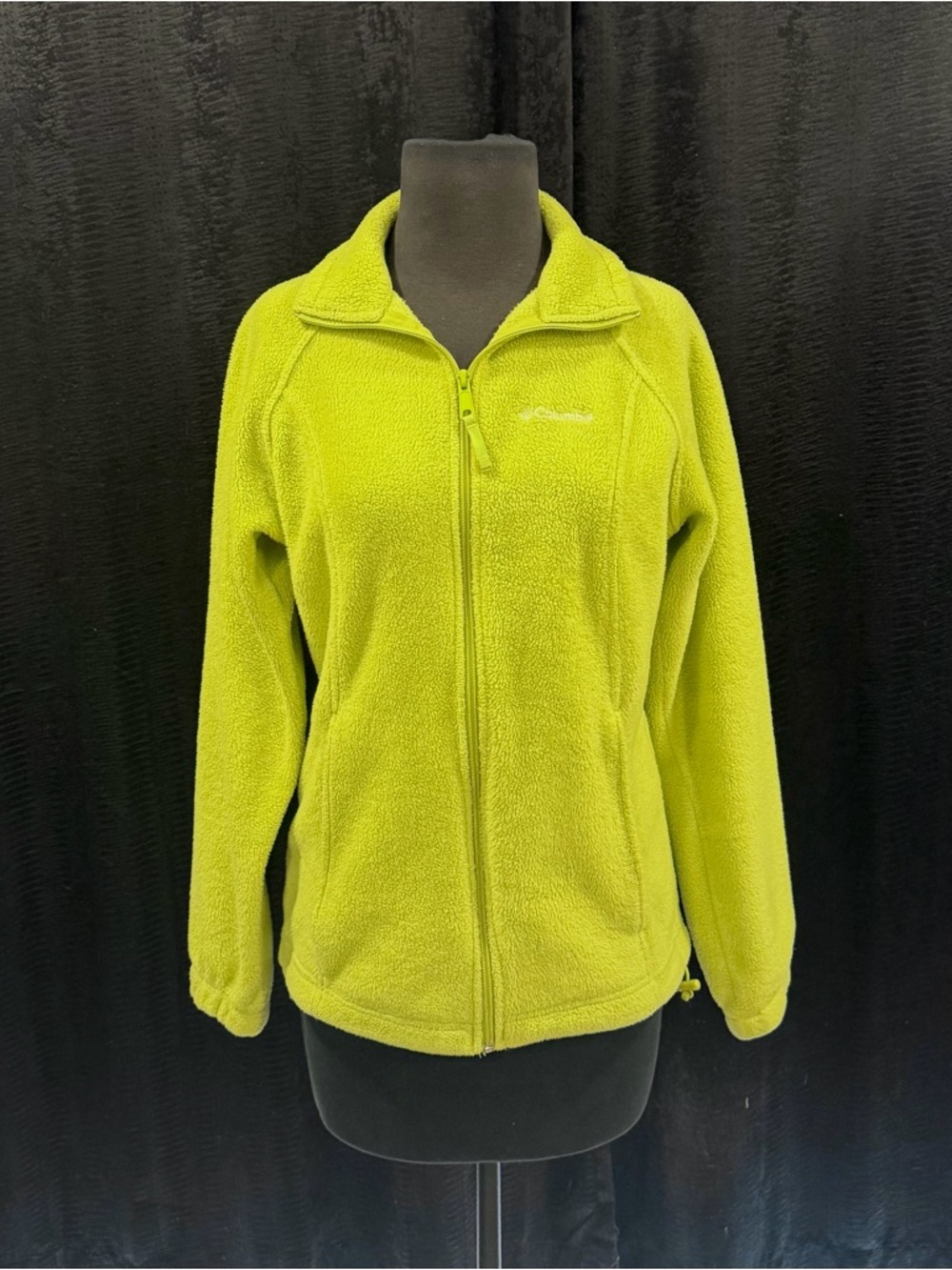 Columbia Women's Lime Green Full-Zip Fleece Jacket